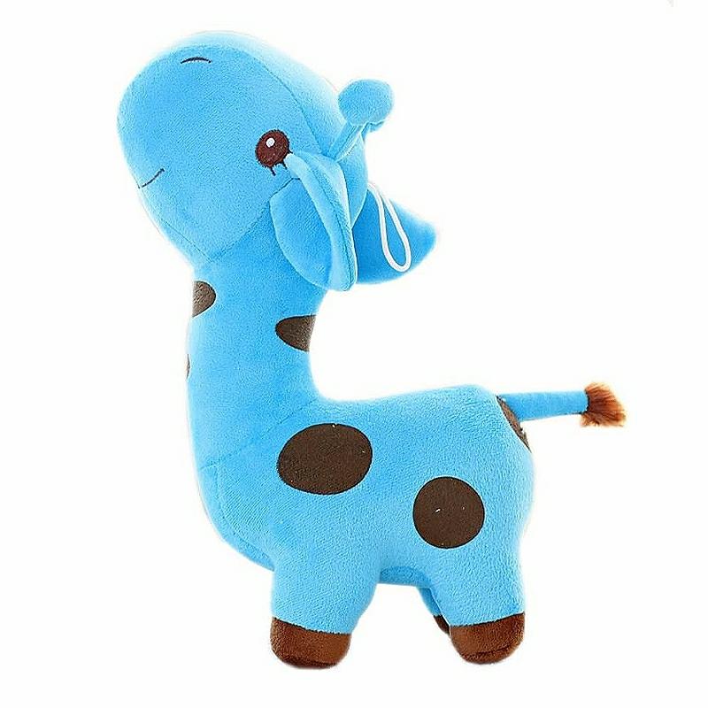 Stuffed Toys |   Giraffe Plush Toy – Stuffed Cartoon Animals Doll – 9.8" Stuffed Toys Blue