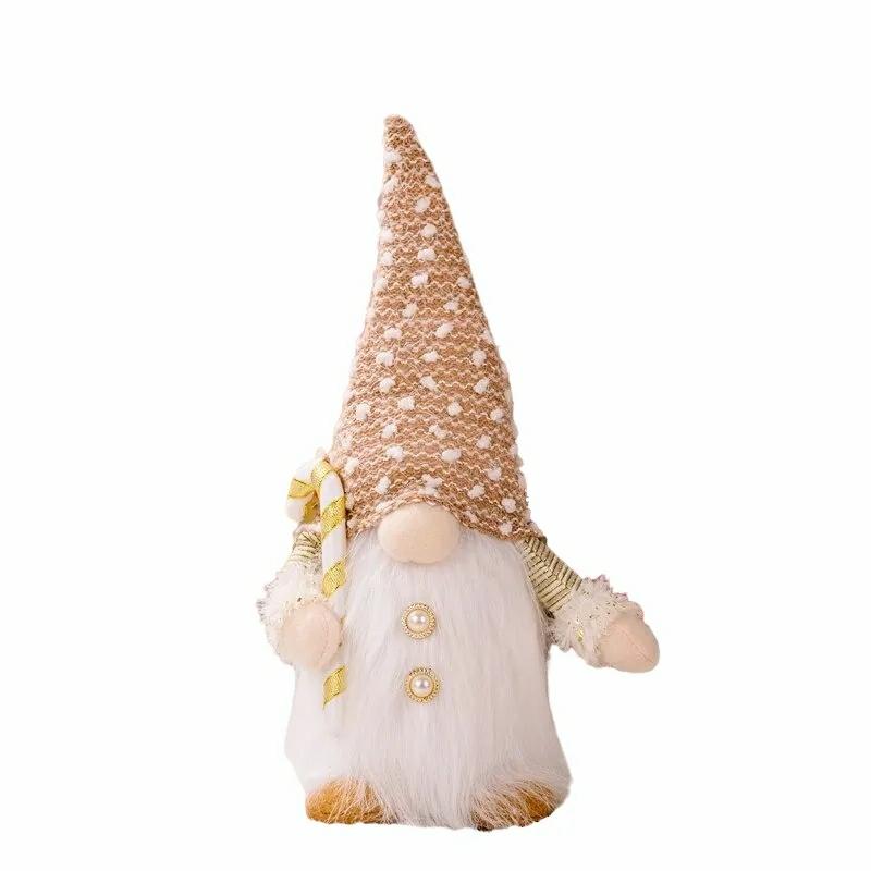 Stuffed Toys |   Glowing Gnome Plush – Christmas Faceless Dolls, Led Plush Toys, Merry Christmas Decor Stuffed Toys Brown