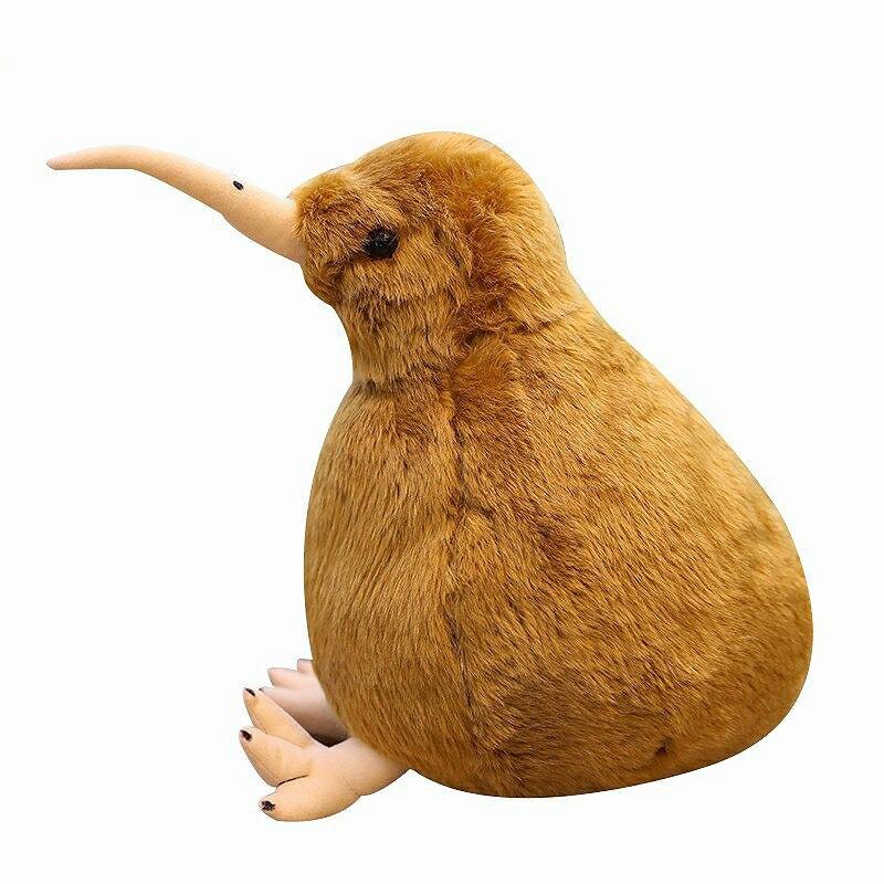 Stuffed Toys |   Kiwi Bird Plush Toy – Soft Stuffed Animal Pillow Doll 19" Stuffed Toys Brown