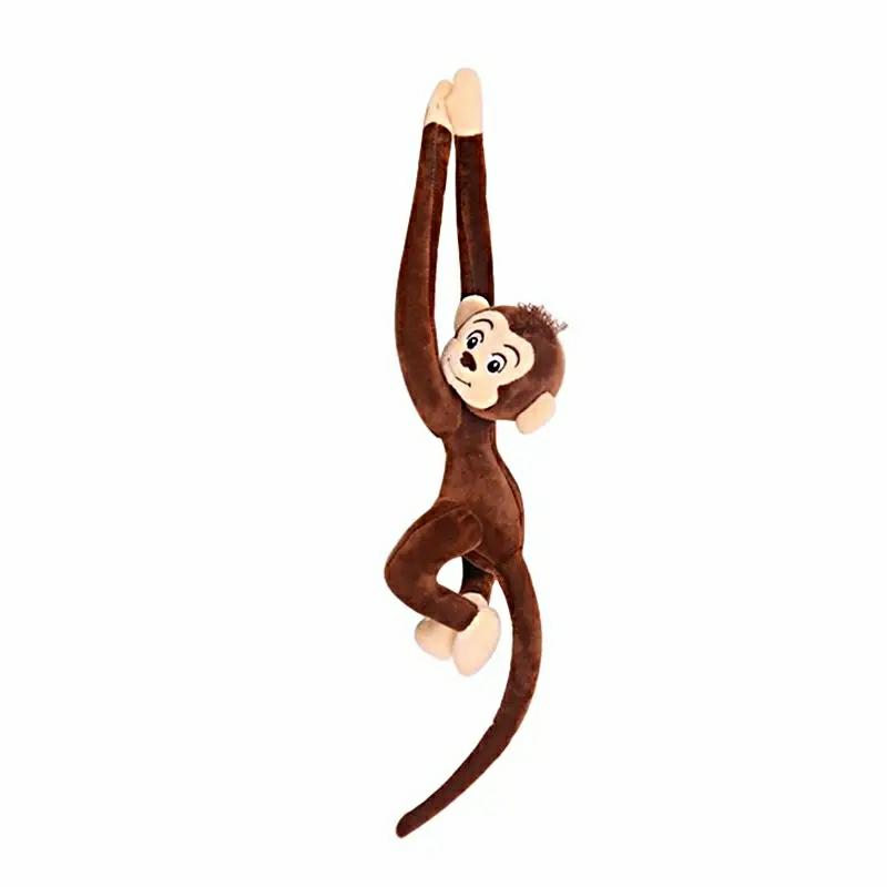 Stuffed Toys |   Long Arm Tail Monkey Stuffed Doll – Plush Toys Curtains Baby Sleeping Appease Animal Doll Stuffed Toys Brown