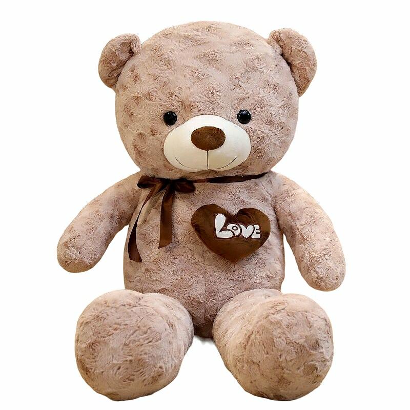 Stuffed Toys |   Teddy Bear With Love Plush Doll – Stuffed Animals Bear Toy Pillow Stuffed Toys Beige