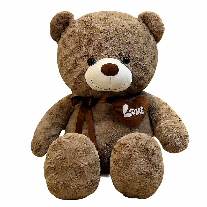 Stuffed Toys |   Teddy Bear With Love Plush Doll – Stuffed Animals Bear Toy Pillow Stuffed Toys Beige