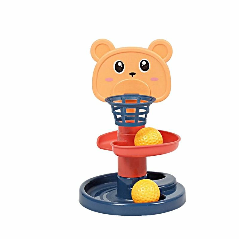 Building Blocks |   Rolling Ball Pile Tower – Early Educational Toy For Babies Rotating Track Stacking Toy For Children Building Blocks Building Blocks