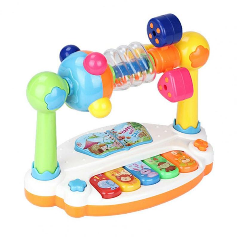 Musical Toys |   Baby Rotating Music Piano Keyboard Light Sound Educational Toy Musical Toys Musical Toys