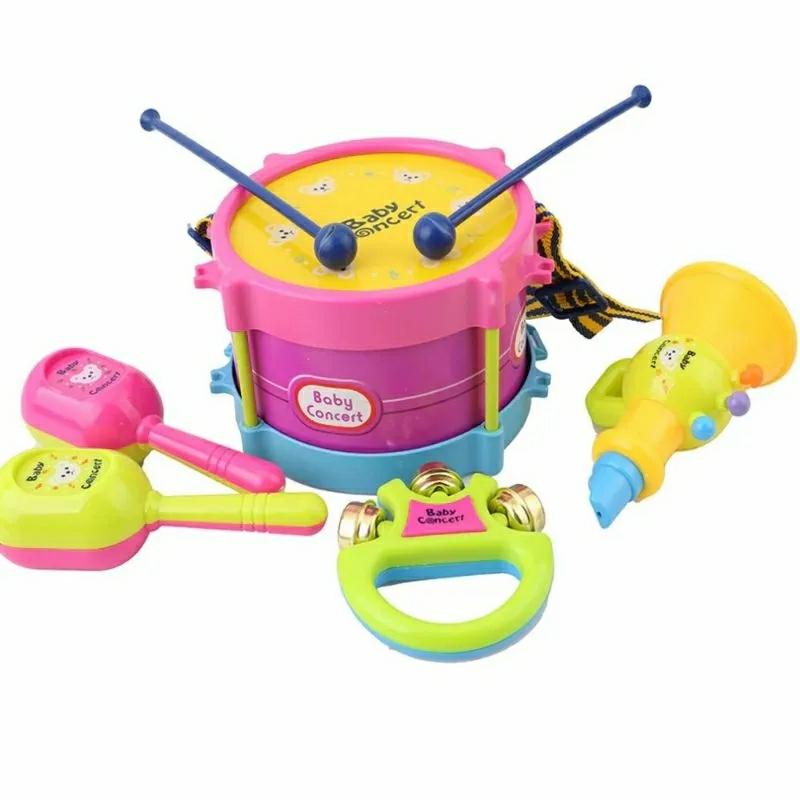 Musical Toys |   Drum Musical Instruments – Educational Baby Kids Band Kit Children Toy Musical Toys Musical Toys