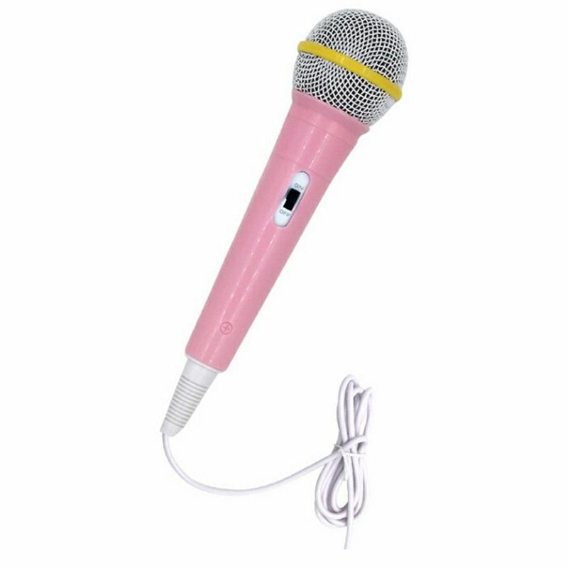 Musical Toys |   Kids Wired Microphone Musical Instrument Singing Musical Toys Blue