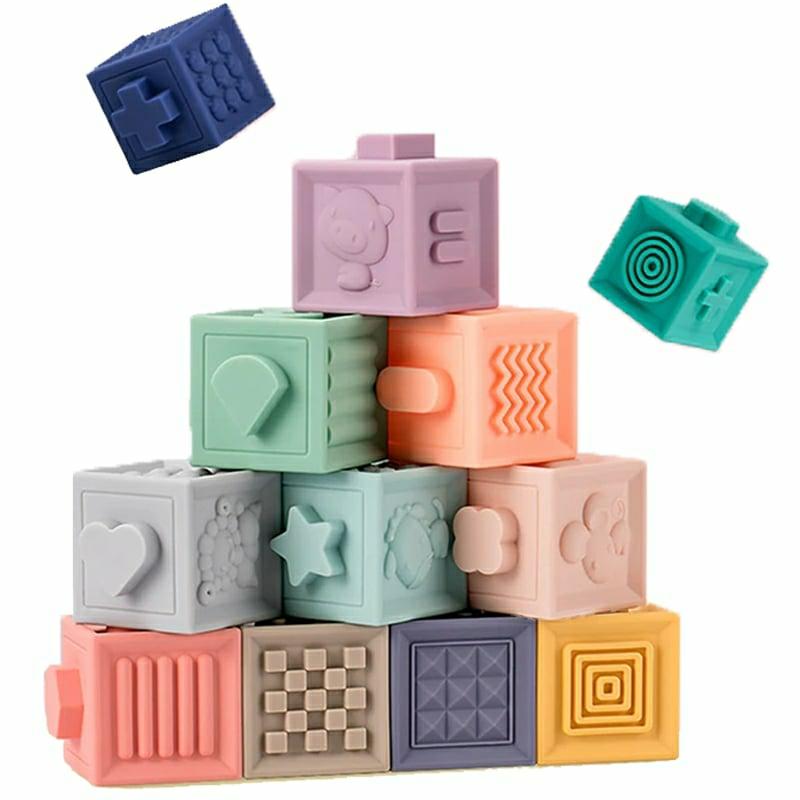 Educational Toys |   Educational Baby Building Blocks And Rubber Teether Building Blocks Building Blocks