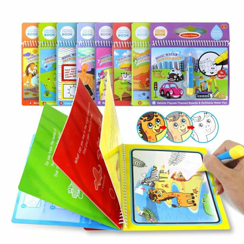 Educational Toys |   Magic Water Drawing Book Educational Toys Cartoon Animals